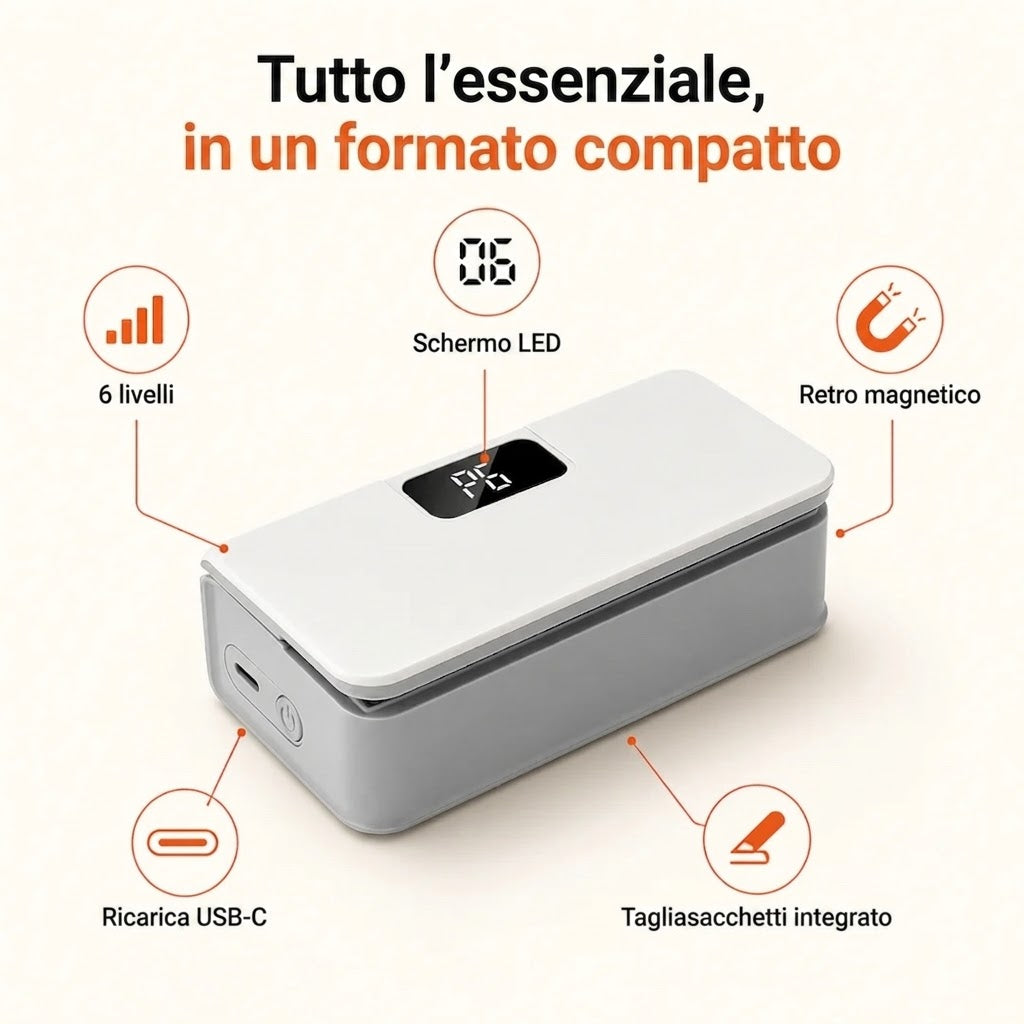 Sigilla Facile – Mini sigillatrice 2-in-1